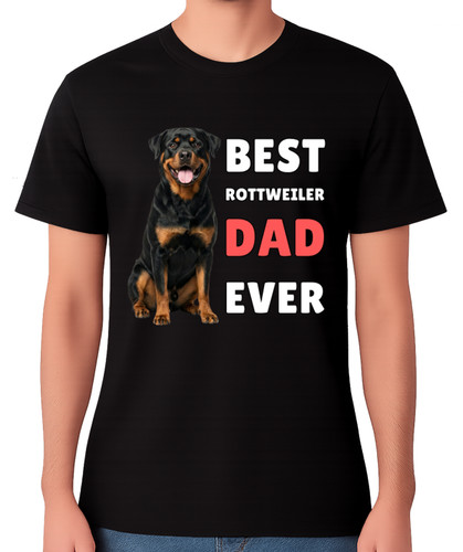 Maglietta best rottweiler dad - maglietta,