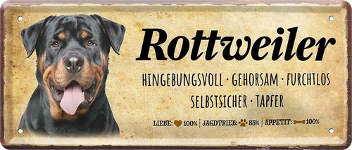 Targa latta rottweiler - ,