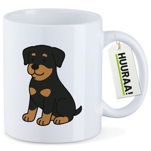 Tazza caffè rottweiler rotti - tazza,
