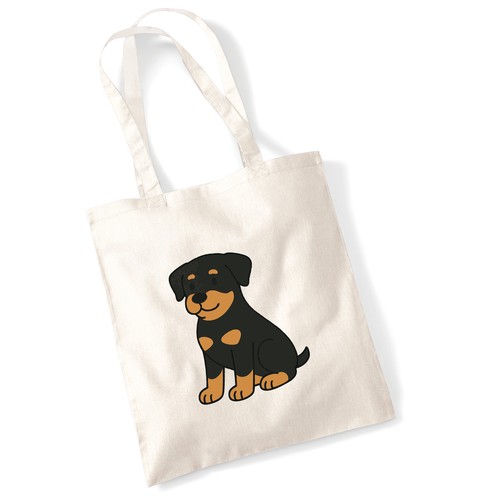 Sacchetto iuta rottweiler - iuta,