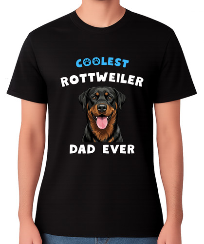 Shirt uomo rottweiler dad - t-shirt,