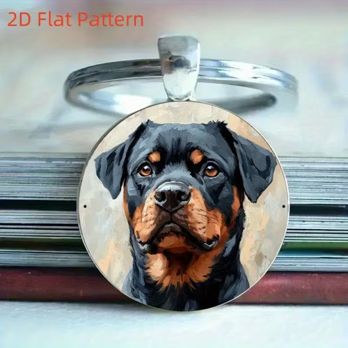 Rottweiler dog alloy - rottweiler, pendant