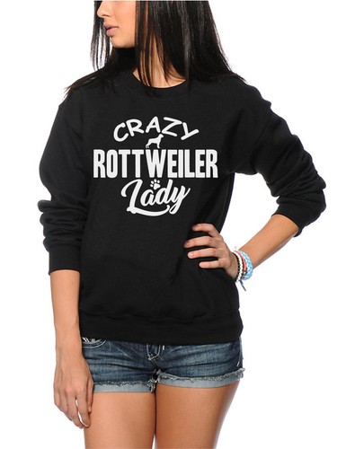 Crazy rottweiler lady - -, felpa