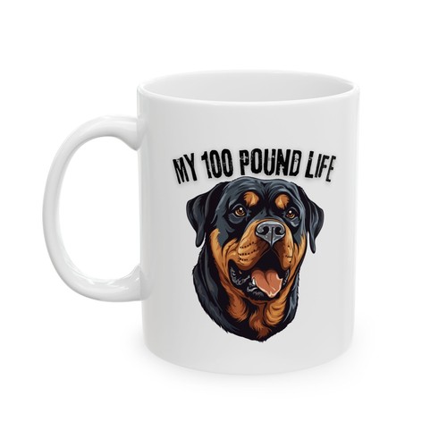 Rottweiler love mug tazza in - rottweiler,